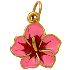 Pink Flower Charm
