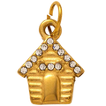 Crystal Dog House Charm