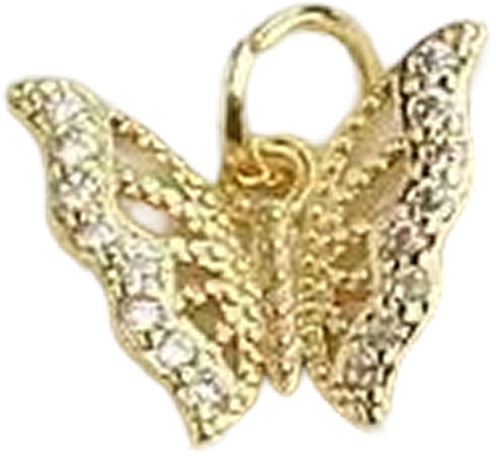 Pavé Butterfly Charm