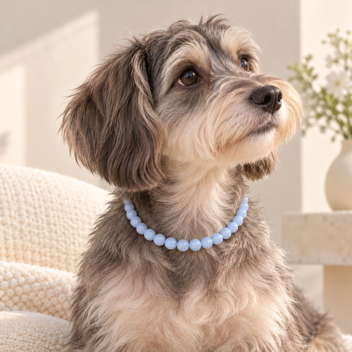 BYO Dog Necklace - Bluebell