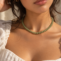 BYO Necklace - Matcha Mochi 6mm