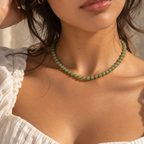 BYO Necklace - Matcha Mochi 6mm
