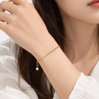 BYO Bracelet - Golden Whisper — 18K Gold-Plated Fine Chain