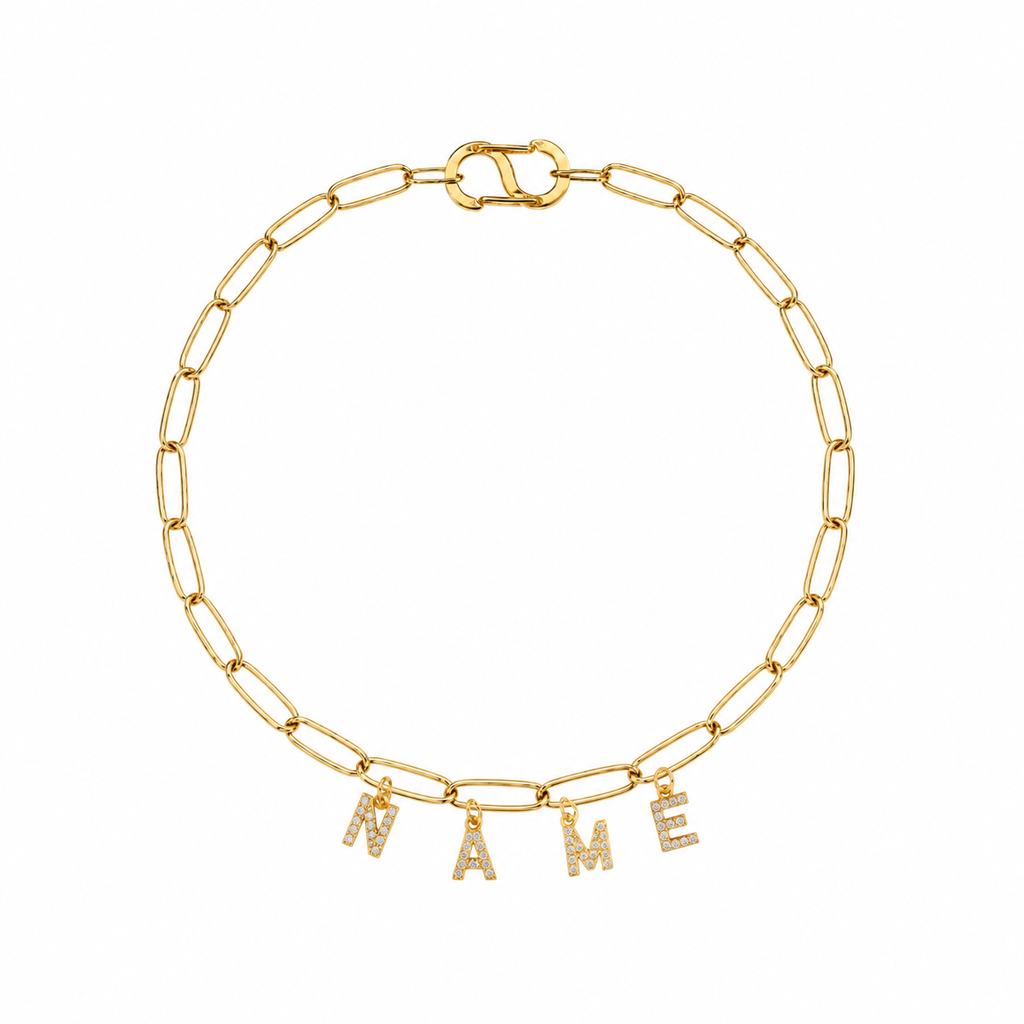 BYO Dog Necklace - Golden Extra Bold — 18K Gold-Plated Extra Bold Chain