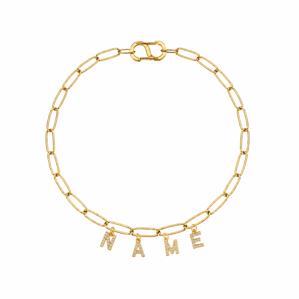 BYO Dog Necklace - Golden Extra Bold — 18K Gold-Plated Extra Bold Chain