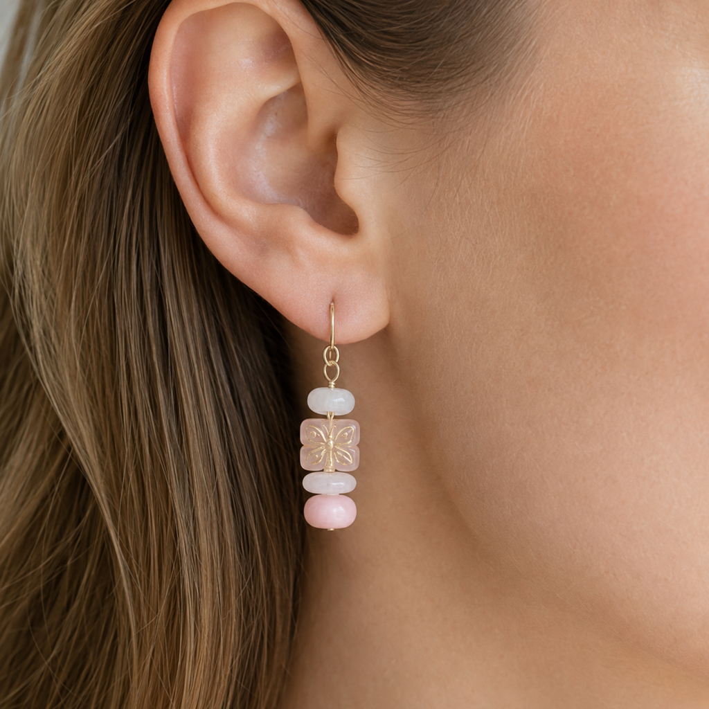 Blush Breeze - Earrings