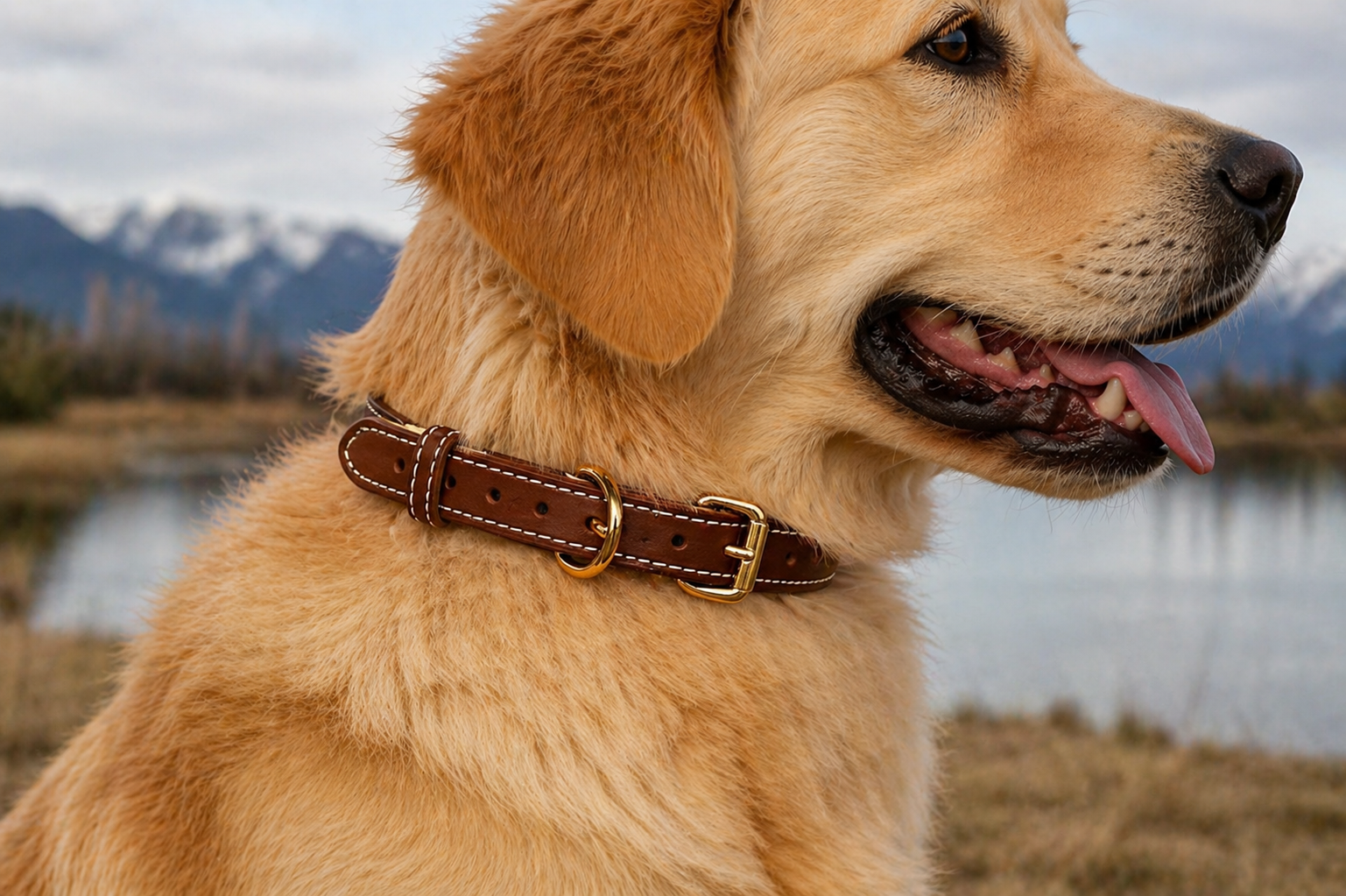 Petissi Signature Braided Leather Dog Collar