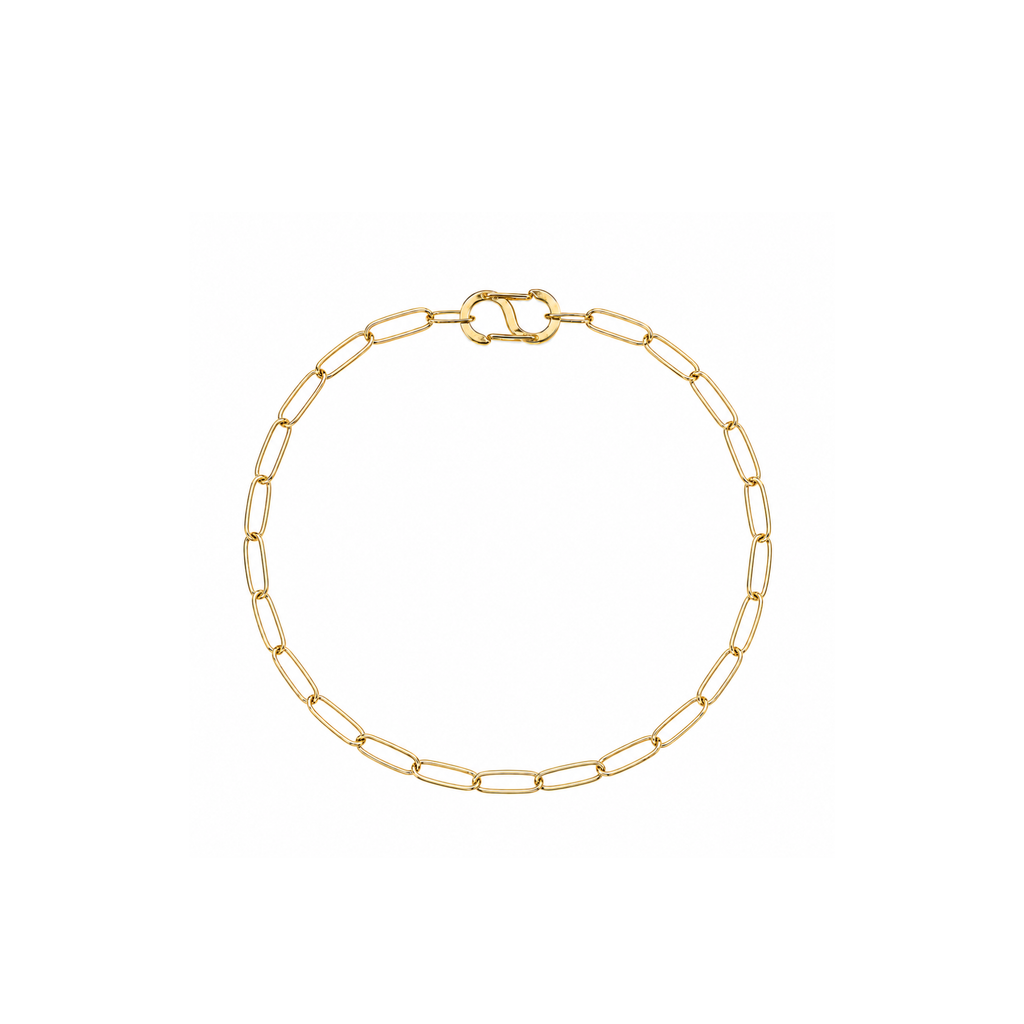 BYO Dog Necklace - 18K Gold Bold Chain