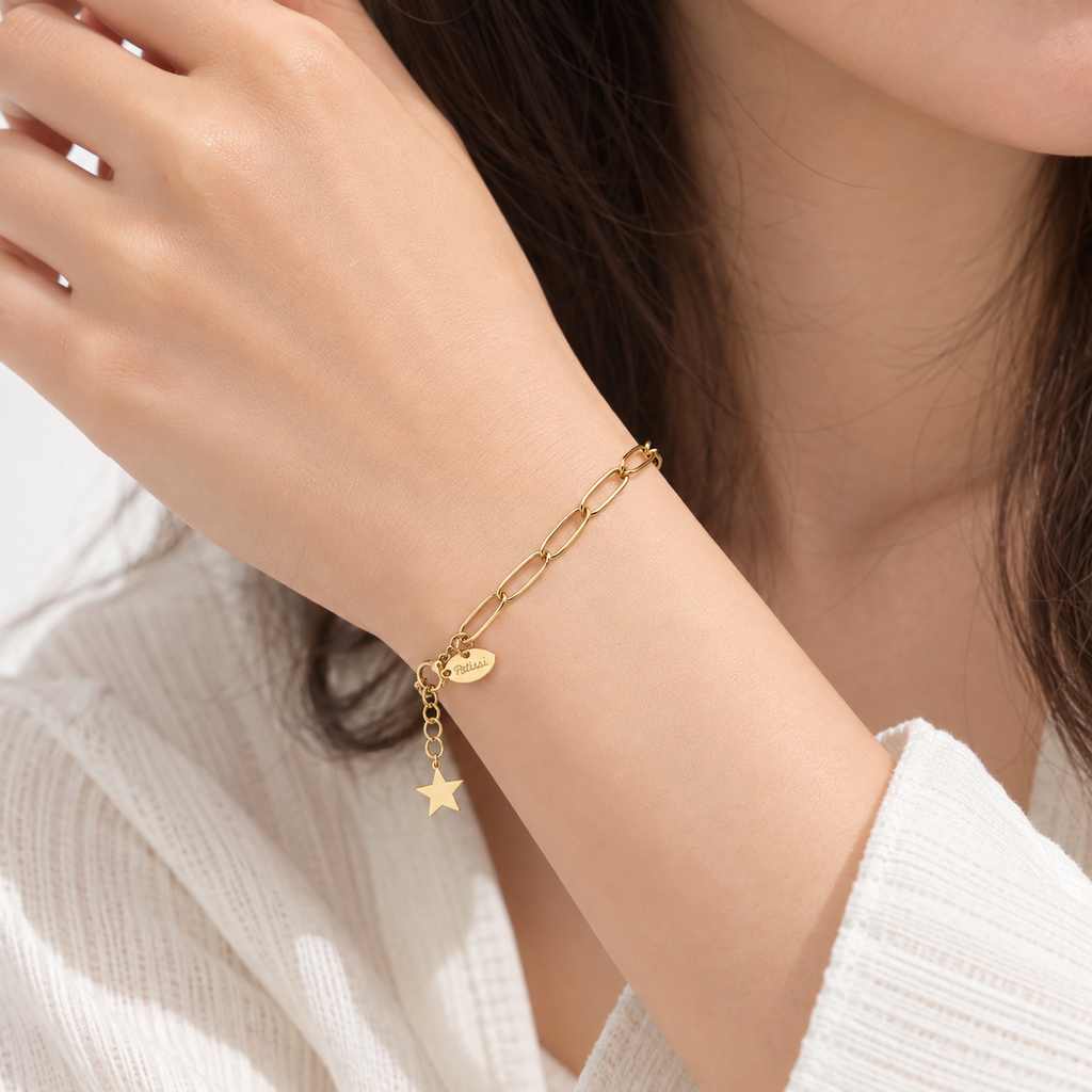BYO Bracelet - Golden Bold — 18K Gold-Plated Bold Chain